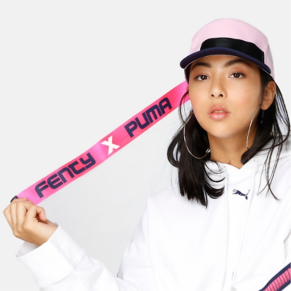 Rihanna Fenty X Puma Neon Pink Hat - Picture 1 of 6